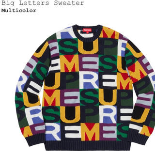 シュプリーム(Supreme)のSupreme Big Letters Sweater multi medium(ニット/セーター)