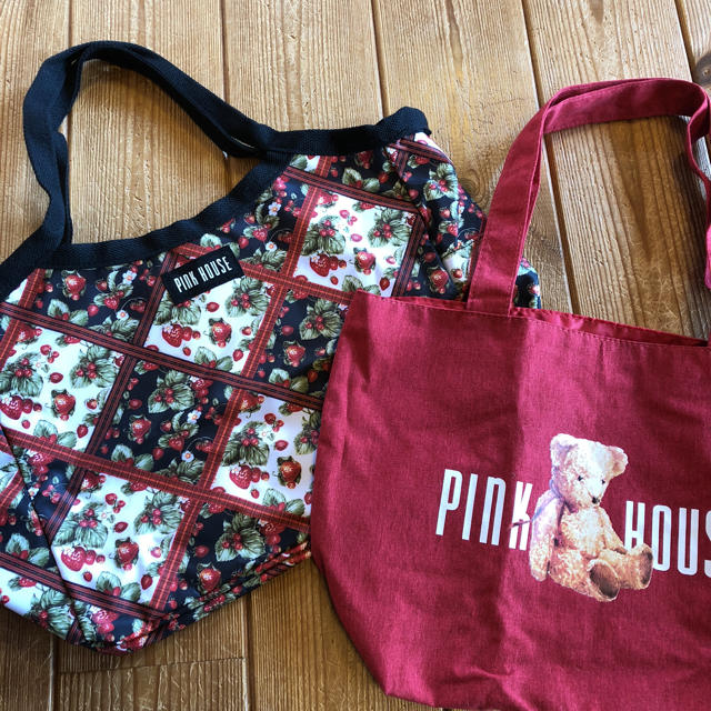 PINK HOUSE(ピンクハウス)のショッピングバック2点セット🛍 レディースのバッグ(エコバッグ)の商品写真
