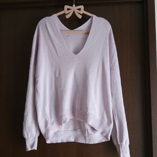 マーキュリーデュオ(MERCURYDUO)の♡桜様専用♡週末限定価格♡MERCURYDUO♡美品♡ラベンダーゆるニット♡(ニット/セーター)