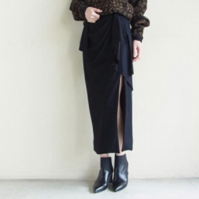 mame(マメ)の【Airi様専用】2017aw mame シルキーウールスカート サイズ2 レディースのスカート(ひざ丈スカート)の商品写真