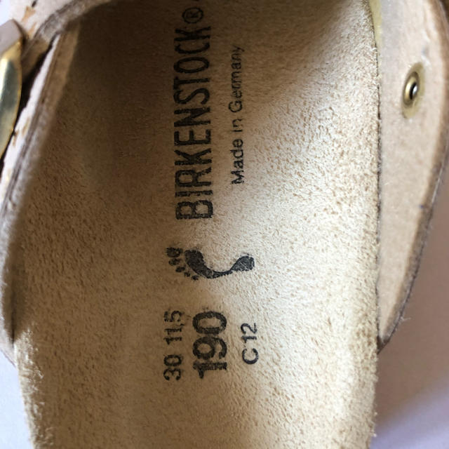 BIRKENSTOCK(ビルケンシュトック)のビルケンシュトック 子供用サンダル 冬用 キッズ/ベビー/マタニティのキッズ靴/シューズ(15cm~)(スリッポン)の商品写真