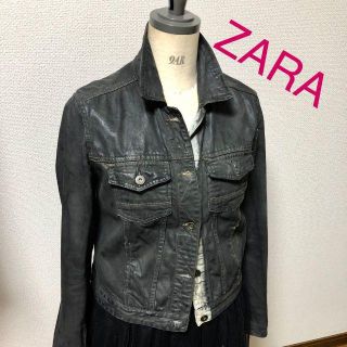 ザラ(ZARA)のZARA コーティング デニムジャケット ザラ Gジャン(Gジャン/デニムジャケット)