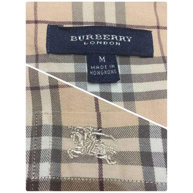 BURBERRY ノバチェックシャツ Mサイズの通販 by しゅぷりん's shop｜バーバリーならラクマ - BURBERRY LONDON メンズ 国産格安