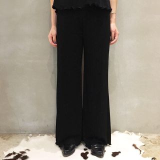 グリード(GREED)のGREED☆ super140 wool rib pants新品未使用(カジュアルパンツ)