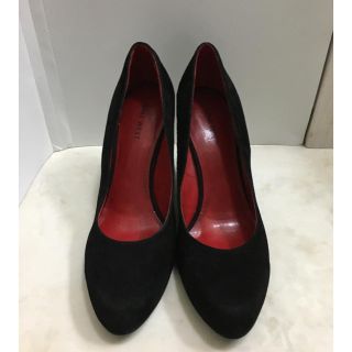 ナインウエスト(NINE WEST)の黒スウェードヒール(ハイヒール/パンプス)