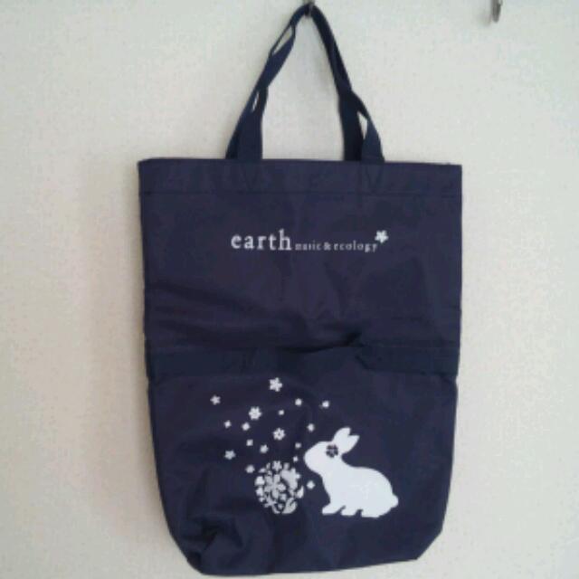 earth music & ecology(アースミュージックアンドエコロジー)のearth☆ｴｺﾊﾞｯｸ レディースのバッグ(エコバッグ)の商品写真
