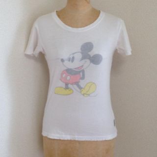 ディズニー(Disney)のミッキー♡ダメージT(Tシャツ(半袖/袖なし))