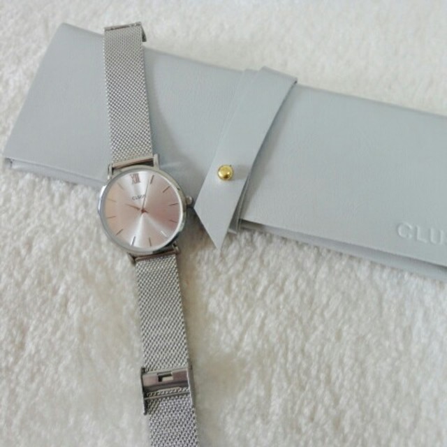 新品 CLUSE フルシルバー CL30023 ３３mm 腕時計 クルースレディース