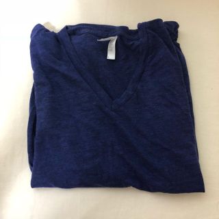 アメリカンアパレル(American Apparel)のAmerican Apparel アメリカンアパレル ロングティーシャツパープル(Tシャツ/カットソー(七分/長袖))