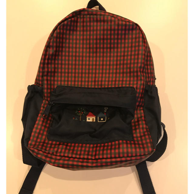 66%OFF!】 連休限定値下げファミリアチェックのリュックサック ...