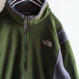 ザノースフェイス(THE NORTH FACE)のUS ノースフェイス darkgreen フリース ジャケット(スウェット)