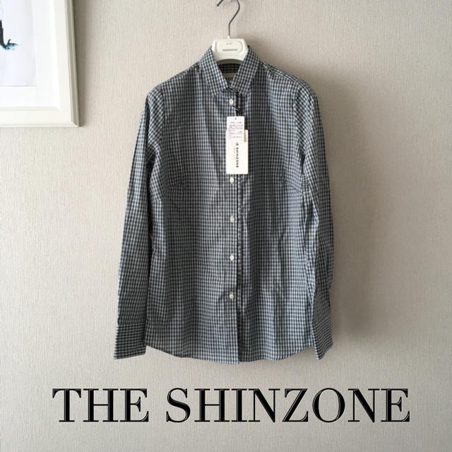 Shinzone(シンゾーン)の【新品】THE SHINZONE 36チェック柄シャツ レディースのトップス(シャツ/ブラウス(長袖/七分))の商品写真