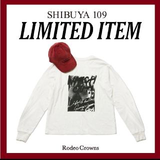 ロデオクラウンズ(RODEO CROWNS)のロデオクラウンズSHIBUYA109店 限定ロンTとコーデュロイキャップのセット(Tシャツ(長袖/七分))