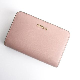 フルラ(Furla)の未使用【フルラ 】二つ折り財布 サフィアーノレザー ピンクベージュ 正規品(財布)