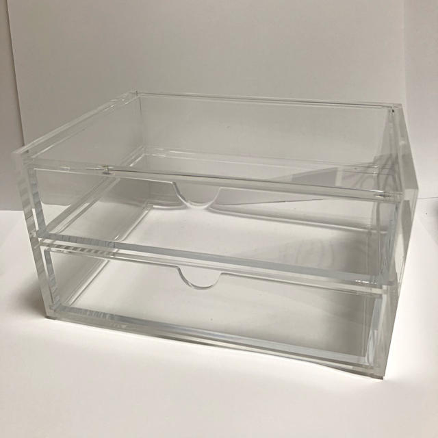 MUJI (無印良品) - 【2個セット】無印良品 重なるアクリルケース2段