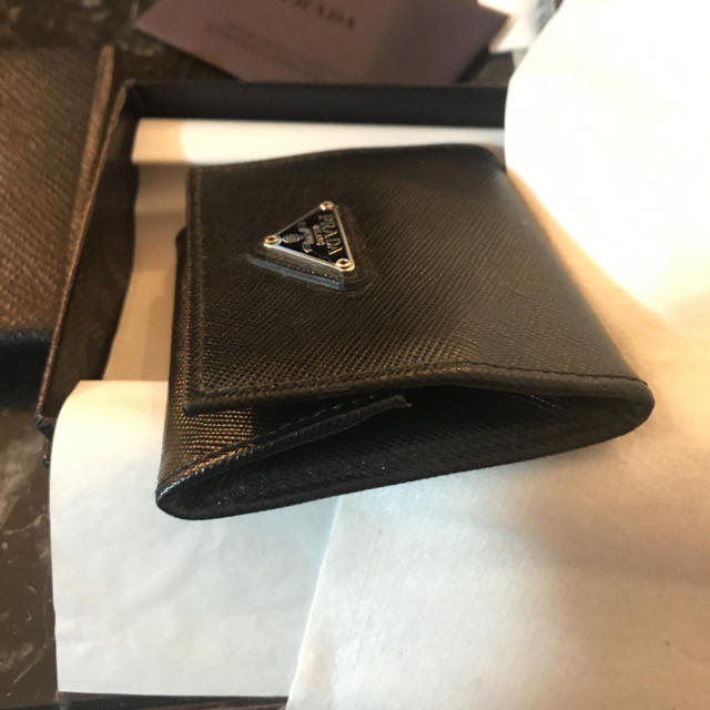 PRADA(プラダ)のPRADA 1M0935 サフィアーノ コインケース ブラック レディースのファッション小物(コインケース)の商品写真