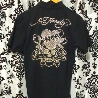 エドハーディー(Ed Hardy)のEd Hardy　スカルポロシャツ(ポロシャツ)