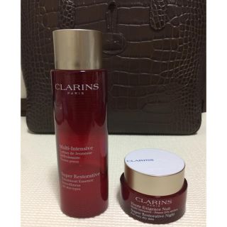 クラランス(CLARINS)の❤︎スープラシリーズ 化粧水&ナイトクリームセット❤︎(サンプル/トライアルキット)