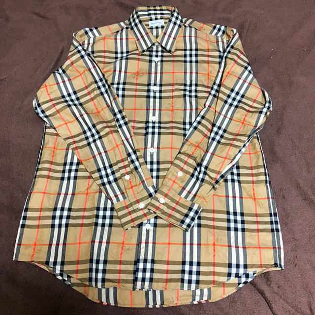 BURBERRY 総柄 シャツ 美品トップス