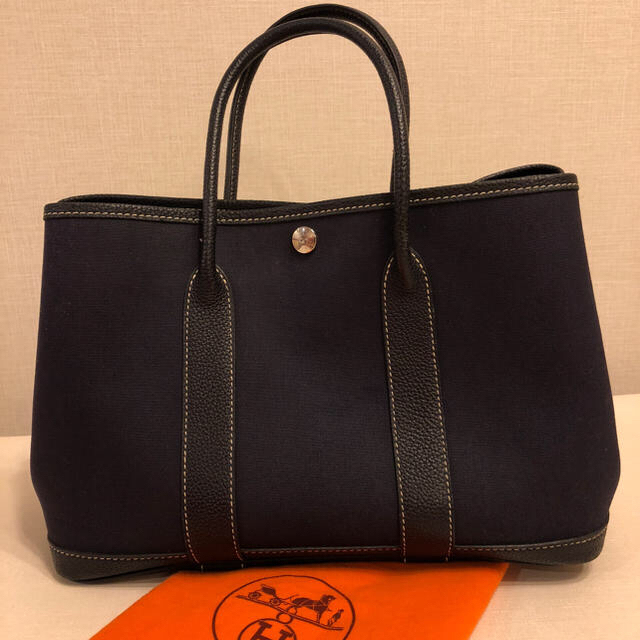最大15%OFFクーポン Hermes ネイビー 限定品 ガーデンパーティーTPM