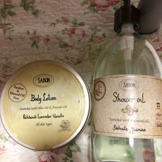 サボン(SABON)のSABON★シャワーオイル&ローションセット★大幅値下げ★(ボディローション/ミルク)