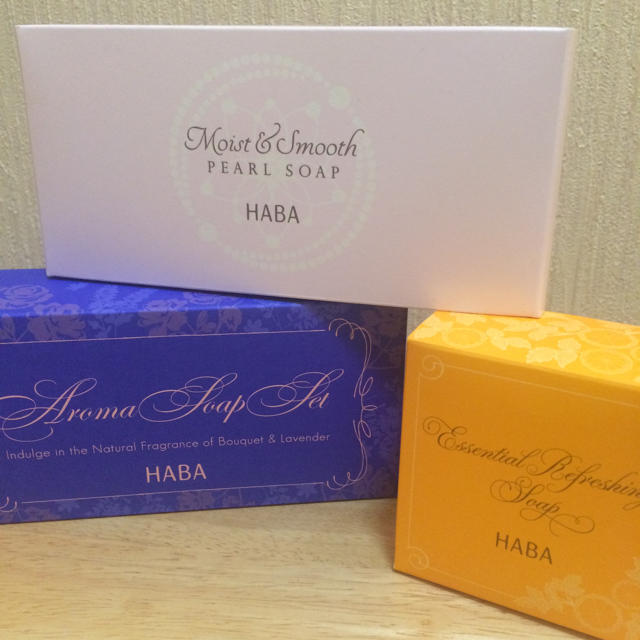 HABA(ハーバー)の新品・未使用 ♡HABA♡ 洗顔・全身用石けん 5個セット コスメ/美容のボディケア(ボディソープ/石鹸)の商品写真