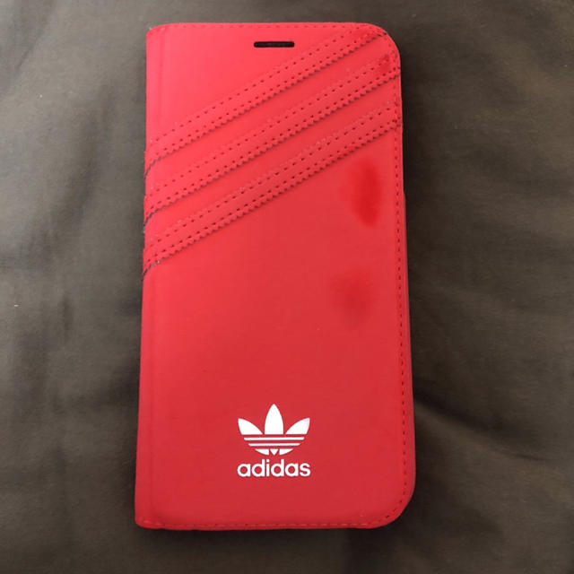 adidas(アディダス)のiPhone X ケース アディダス レッド スマホ/家電/カメラのスマホアクセサリー(iPhoneケース)の商品写真