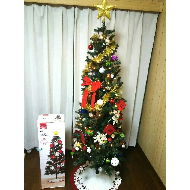 ニトリ ニトリ クリスマスツリーセット180cm Ledライト付の通販 By Junso32 S Shop ニトリならラクマ