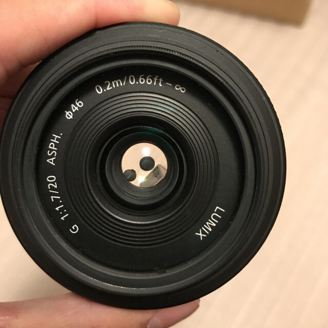 Panasonic(パナソニック)の最終値下げ 美品 lumix g 20mm f1.7 asph. スマホ/家電/カメラのカメラ(レンズ(単焦点))の商品写真