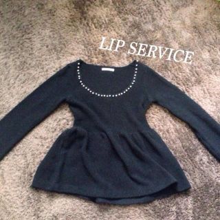 リップサービス(LIP SERVICE)の−LIP SERVICE ペプラム−(カットソー(長袖/七分))