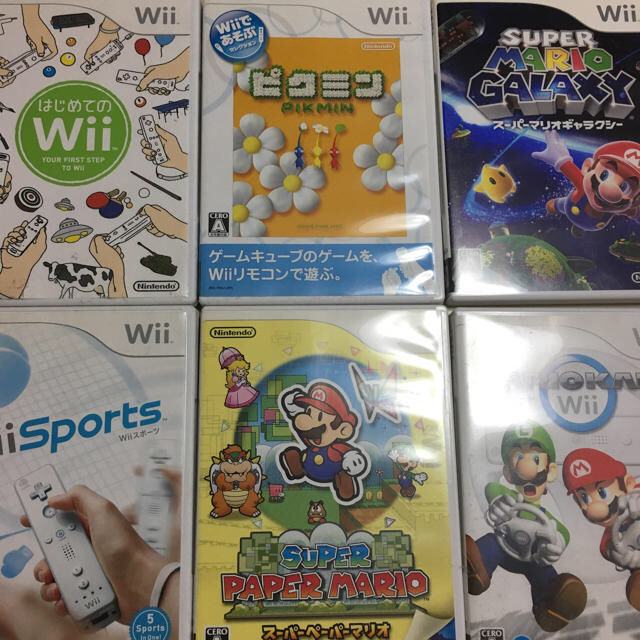 Wii Wiiカセット 5本セットの通販 By くま S Shop ウィーならラクマ