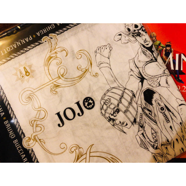 LUMINE×JOJO ジョジョ 第5部 黄金の風 ハンカチの通販 by XXjojoXX's shop｜ラクマ