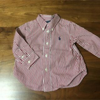 ラルフローレン(Ralph Lauren)の★りぴまる★様専用ラルフローレン ストライプシャツ12M(シャツ/カットソー)