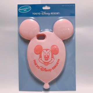 ディズニー(Disney)のミッキーシェイプ マジカル バルーン スマホケース（ピンク） (iPhoneケース)