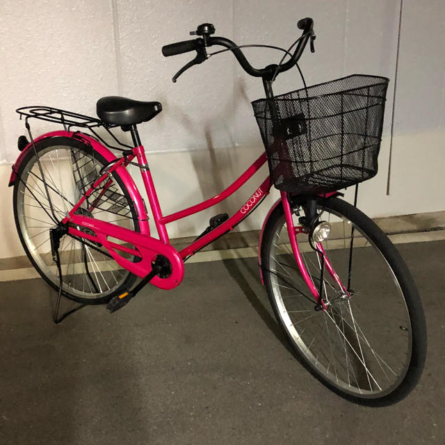 26インチ  ママチャリ  ピンク  お買い得！！ スポーツ/アウトドアの自転車(自転車本体)の商品写真