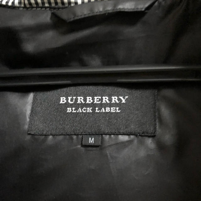 BURBERRY BLACK LABEL(バーバリーブラックレーベル)のバーバリー Burberry ダウンベスト メンズ 千鳥格子柄 メンズのジャケット/アウター(ダウンベスト)の商品写真