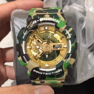 アベイシングエイプ(A BATHING APE)のBAPE X G-SHOCK(腕時計(デジタル))