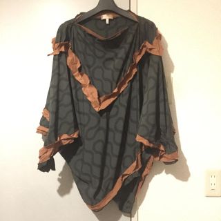 ヴィヴィアンウエストウッド(Vivienne Westwood)のGold Label squiggle infinity top (シャツ/ブラウス(長袖/七分))