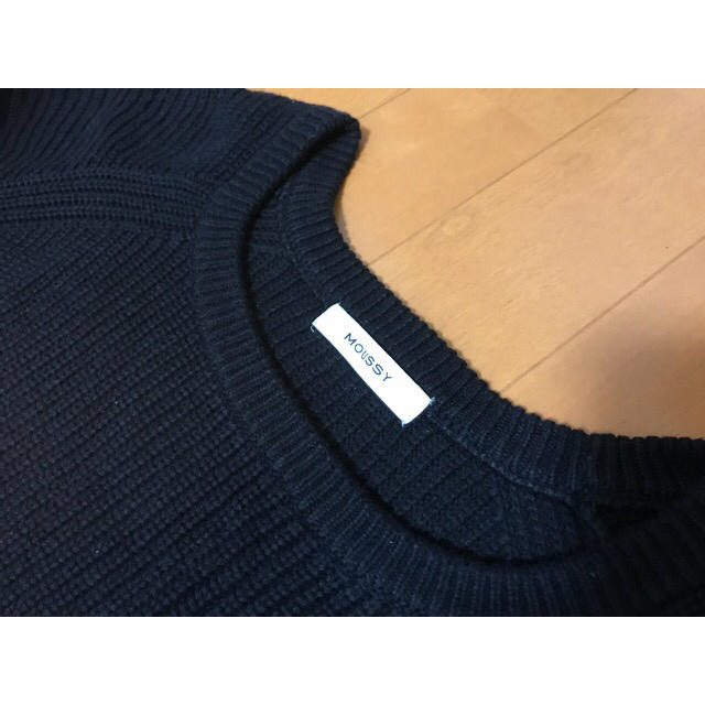 moussy(マウジー)のアン様専用 moussy VOLUME ARM KNIT DRESS レディースのワンピース(ロングワンピース/マキシワンピース)の商品写真