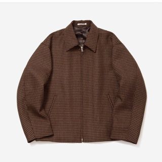 コモリ(COMOLI)の専用☆AURALEEダブルフェイスチェックジップブルゾン(18AW) (ブルゾン)