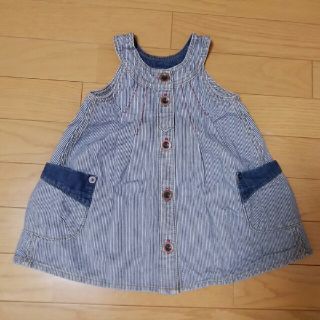 エフオーキッズ(F.O.KIDS)のF.O.KIDS ヒッコリージャンパースカート　90(スカート)