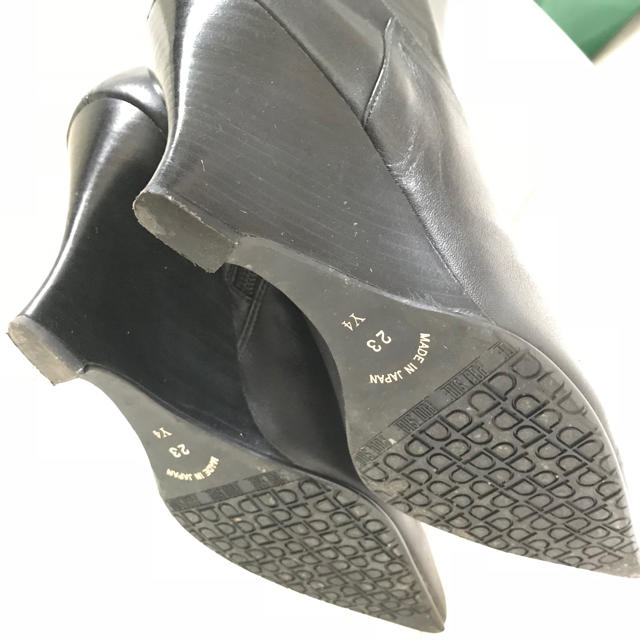 POOL SIDE(プールサイド)のニーハイブーツ 本革 プールサイド23.0cm レディースの靴/シューズ(ブーツ)の商品写真