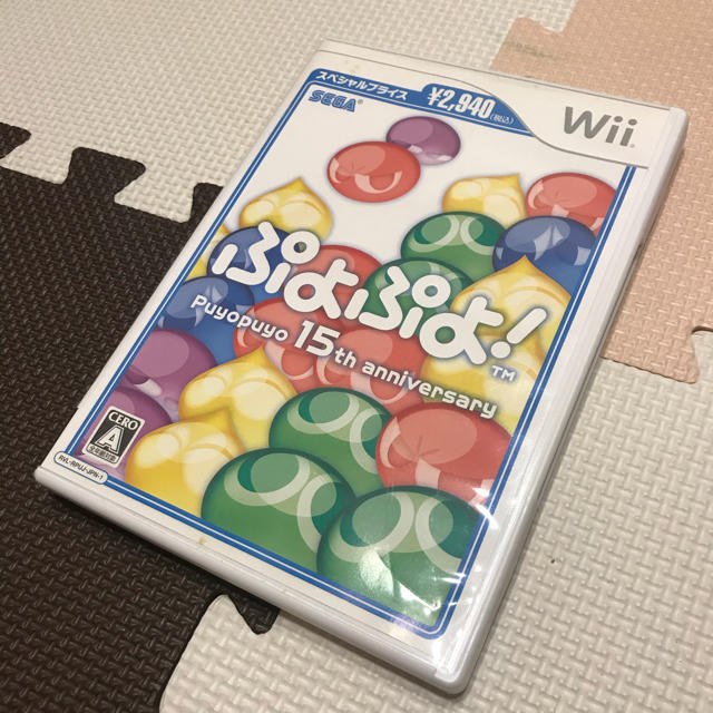 SEGA(セガ)のぷよぷよ！ wii 【まとめ買い割引アリ！】 エンタメ/ホビーのゲームソフト/ゲーム機本体(家庭用ゲームソフト)の商品写真