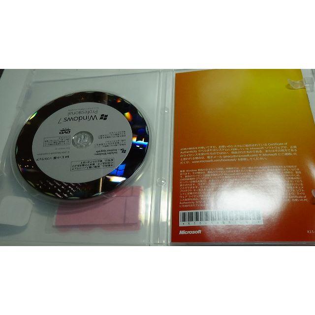 Windows 7 professional 64bit　正規品　美品♪