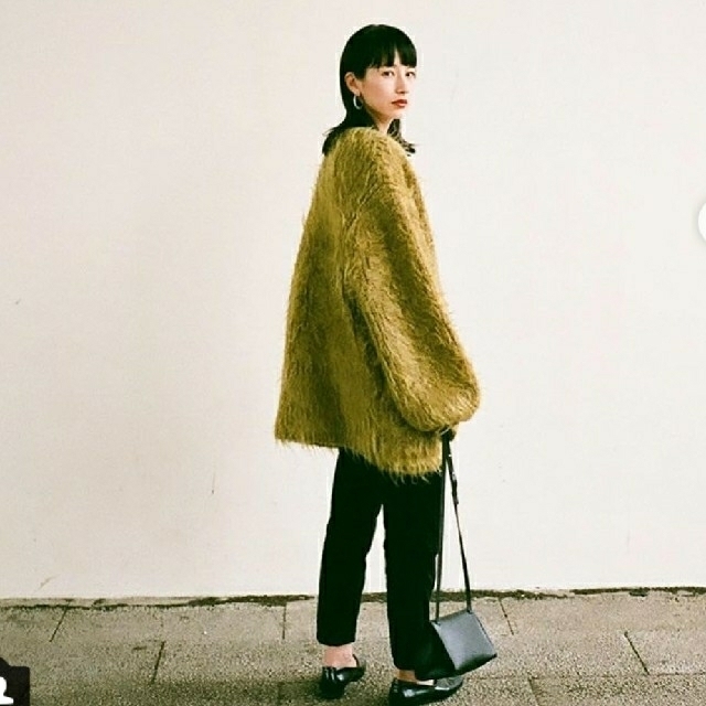 STUDIOUS(ステュディオス)の【新品】CLANE クラネ / SHAGGY OVER CARDIGAN レディースのトップス(カーディガン)の商品写真