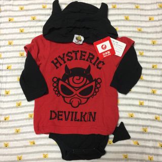 ヒステリックミニ(HYSTERIC MINI)のヒステリックミニ DEVILロンパス&Tシャツ ヒスミニ(ロンパース)