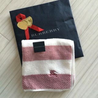 バーバリー(BURBERRY)の【新品】バーバリー タオルハンカチ(ハンカチ)