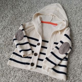 ザラキッズ(ZARA KIDS)のZARA KIDS ボーダーニットパーカー(カーディガン)