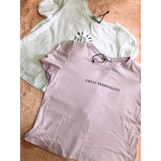 ベルシュカ(Bershka)の新品‼︎お得2点セット❤️パフスリーブTシャツ(Tシャツ(半袖/袖なし))