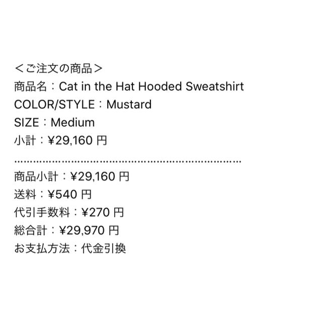 Cat in the Hat Hooded Sweatshirt 専用